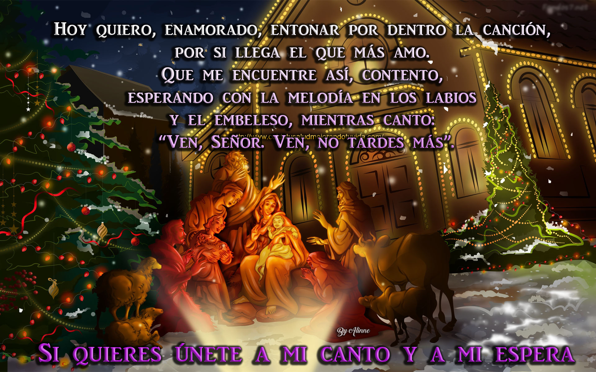 En la dulce espera del nacimiento del Salvador