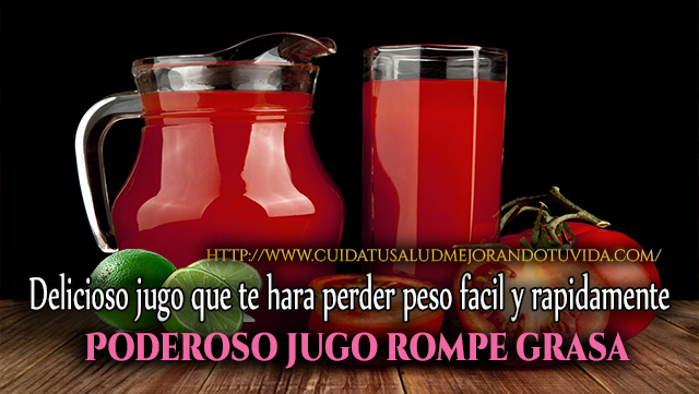 Poderoso jugo rompe grasa